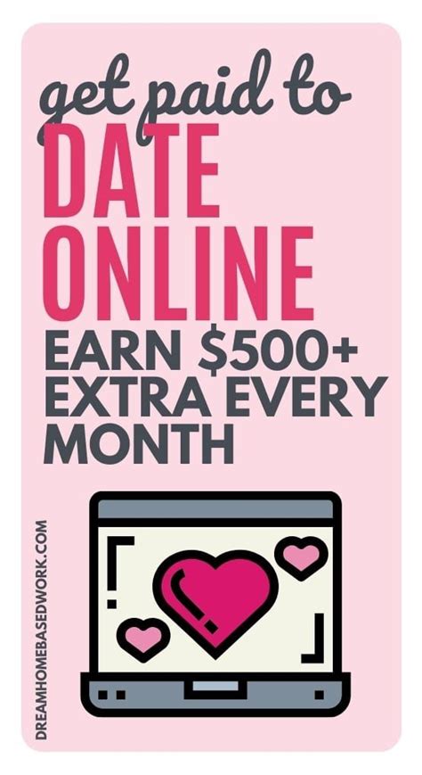 online dating earn money